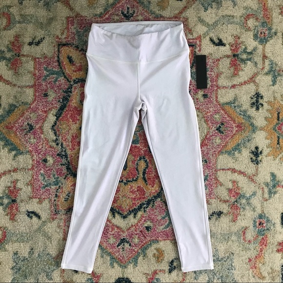 NWT Mono B Pearlescent Holo Foil High Waist Leggings sz Large - Picture 7 of 9